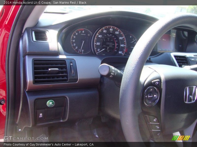 San Marino Red / Black 2014 Honda Accord LX-S Coupe