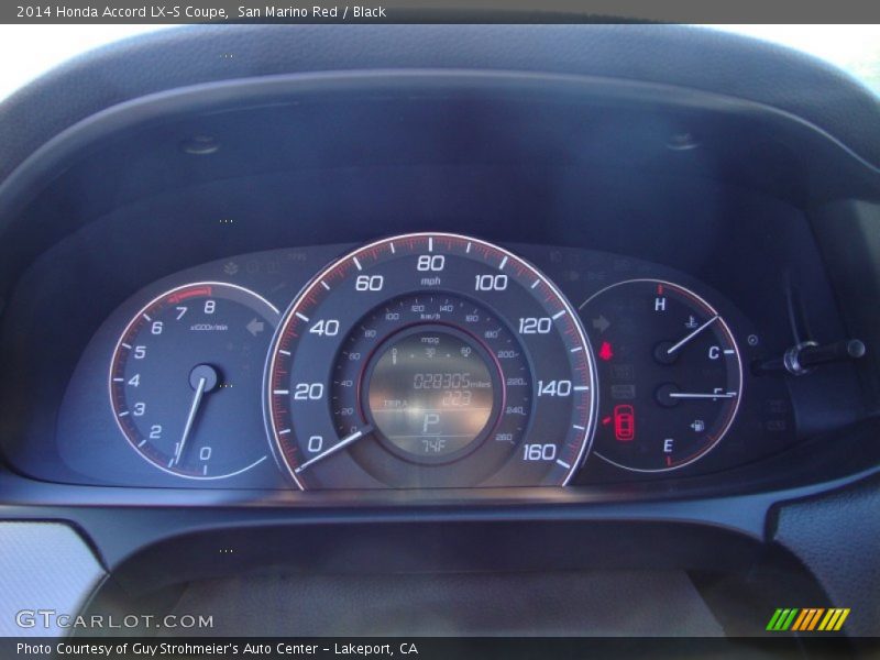 San Marino Red / Black 2014 Honda Accord LX-S Coupe