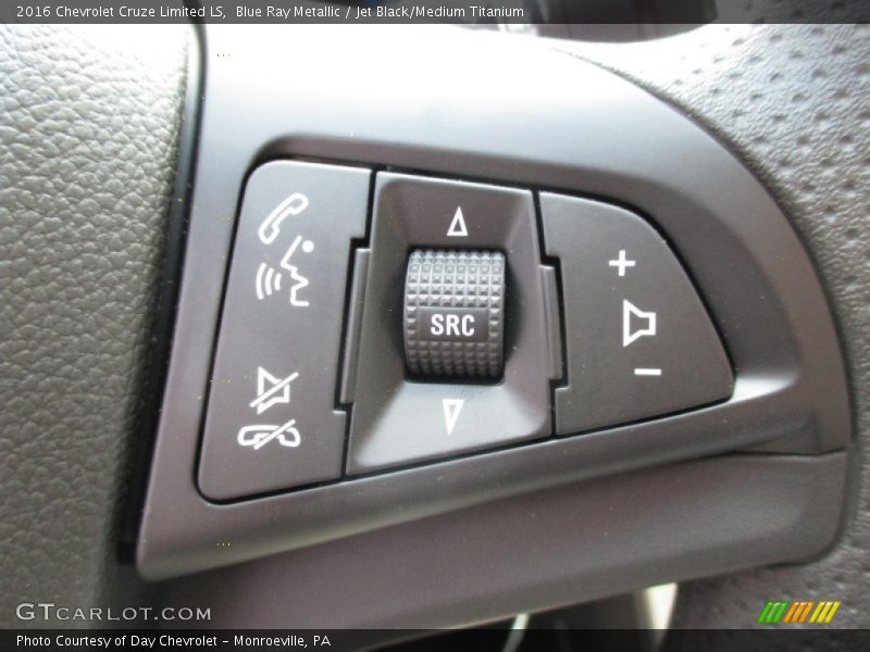 Blue Ray Metallic / Jet Black/Medium Titanium 2016 Chevrolet Cruze Limited LS