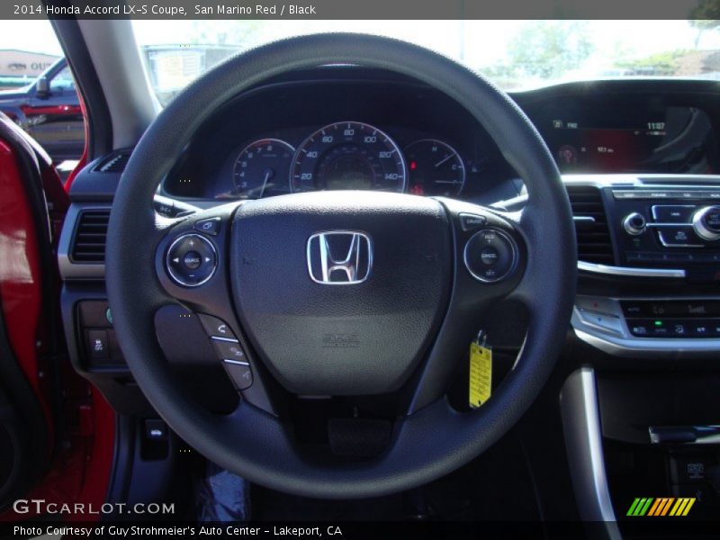 San Marino Red / Black 2014 Honda Accord LX-S Coupe