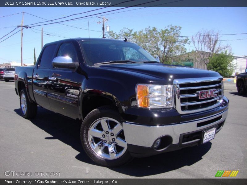 Onyx Black / Ebony 2013 GMC Sierra 1500 SLE Crew Cab