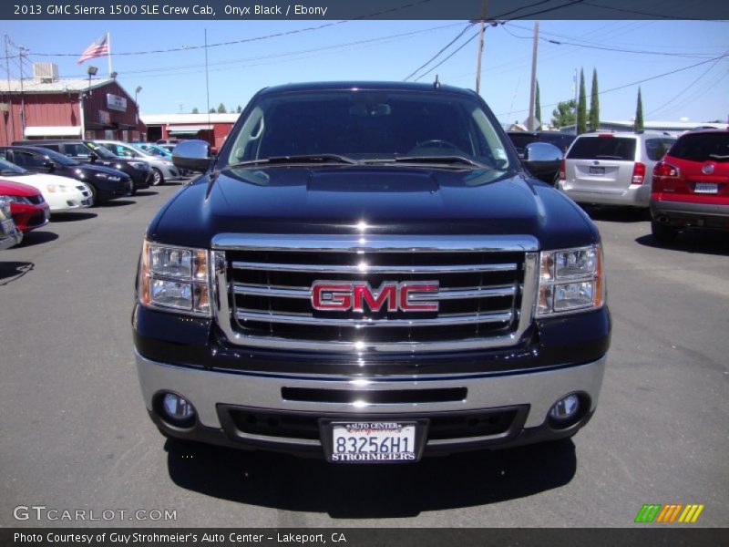Onyx Black / Ebony 2013 GMC Sierra 1500 SLE Crew Cab