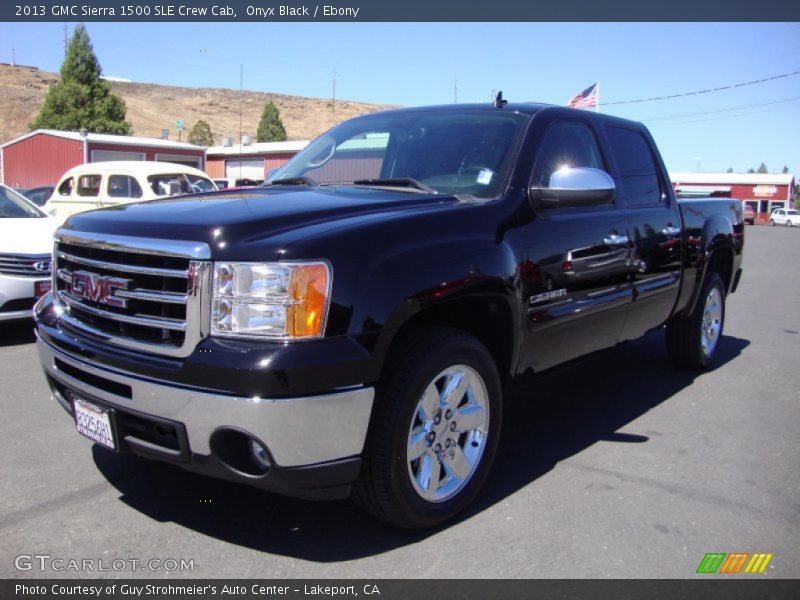 Onyx Black / Ebony 2013 GMC Sierra 1500 SLE Crew Cab