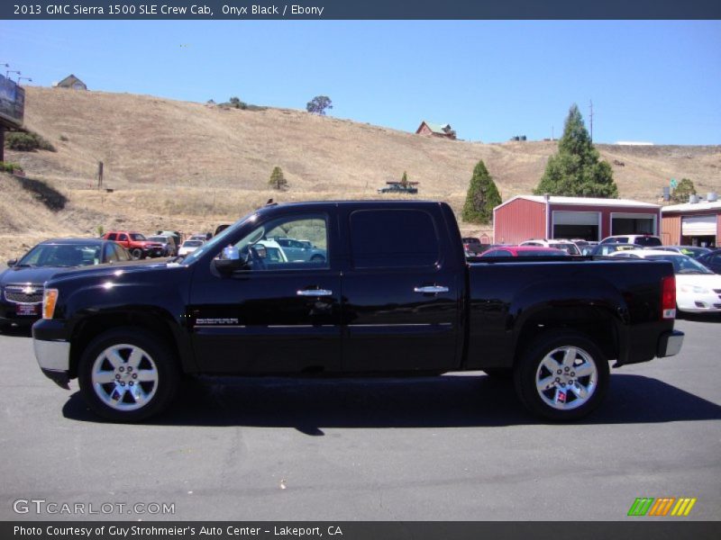 Onyx Black / Ebony 2013 GMC Sierra 1500 SLE Crew Cab