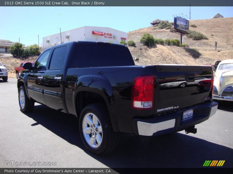 Onyx Black / Ebony 2013 GMC Sierra 1500 SLE Crew Cab