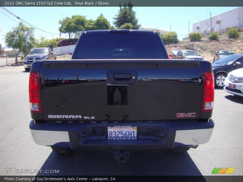 Onyx Black / Ebony 2013 GMC Sierra 1500 SLE Crew Cab