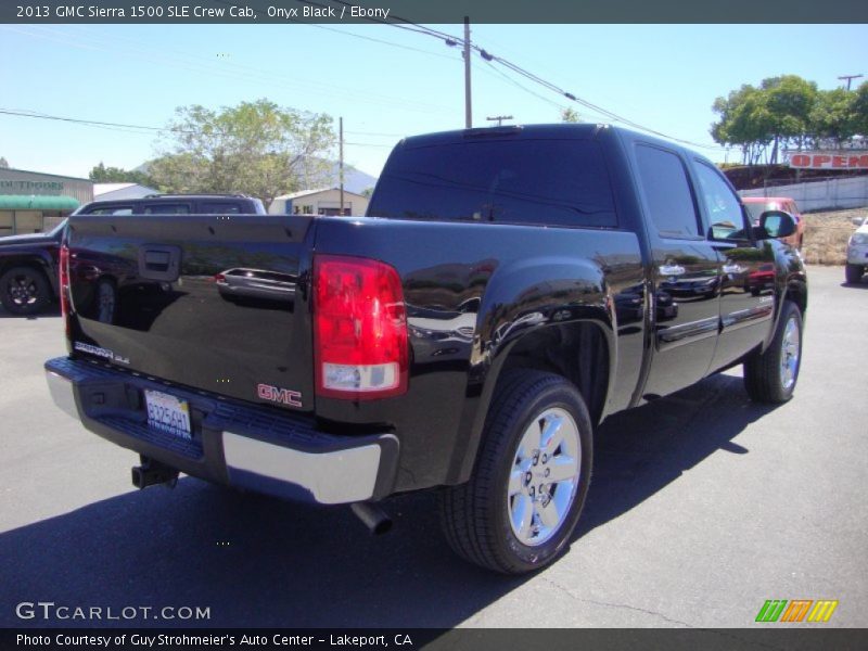 Onyx Black / Ebony 2013 GMC Sierra 1500 SLE Crew Cab