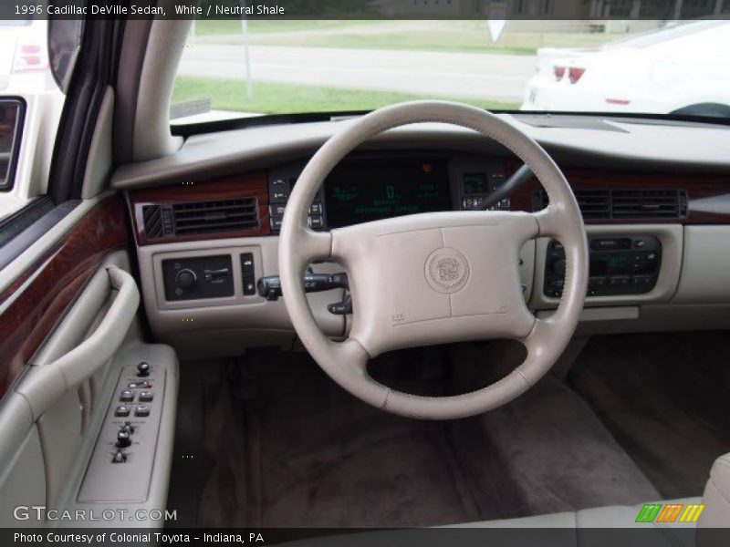 White / Neutral Shale 1996 Cadillac DeVille Sedan