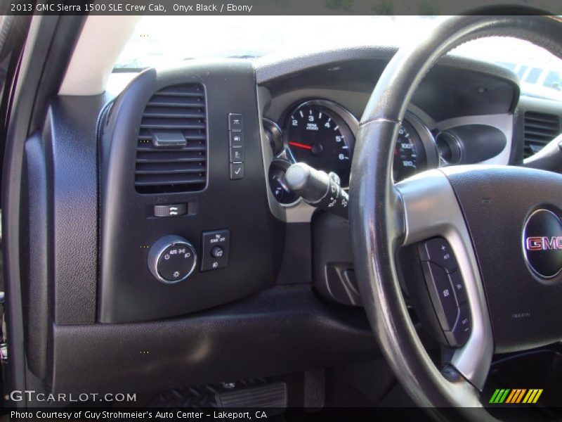Onyx Black / Ebony 2013 GMC Sierra 1500 SLE Crew Cab