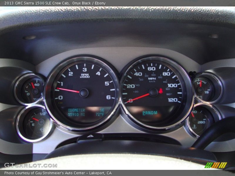 Onyx Black / Ebony 2013 GMC Sierra 1500 SLE Crew Cab