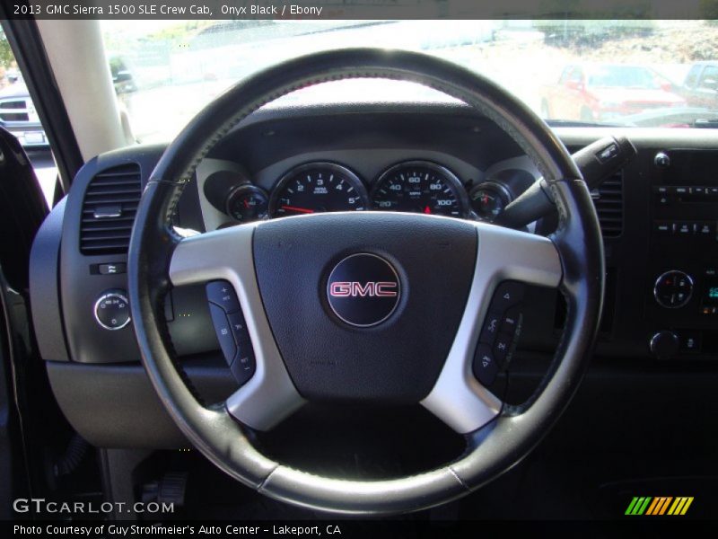 Onyx Black / Ebony 2013 GMC Sierra 1500 SLE Crew Cab