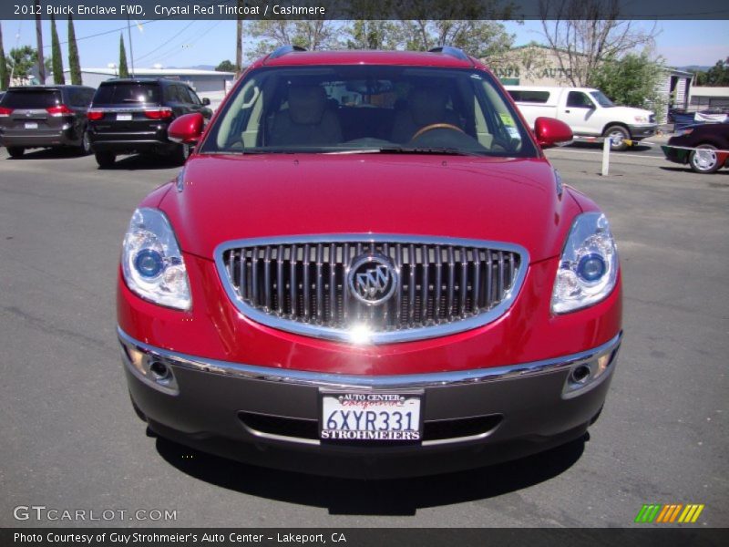 Crystal Red Tintcoat / Cashmere 2012 Buick Enclave FWD