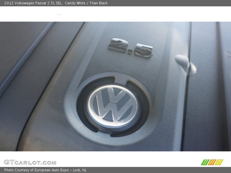 Candy White / Titan Black 2012 Volkswagen Passat 2.5L SEL
