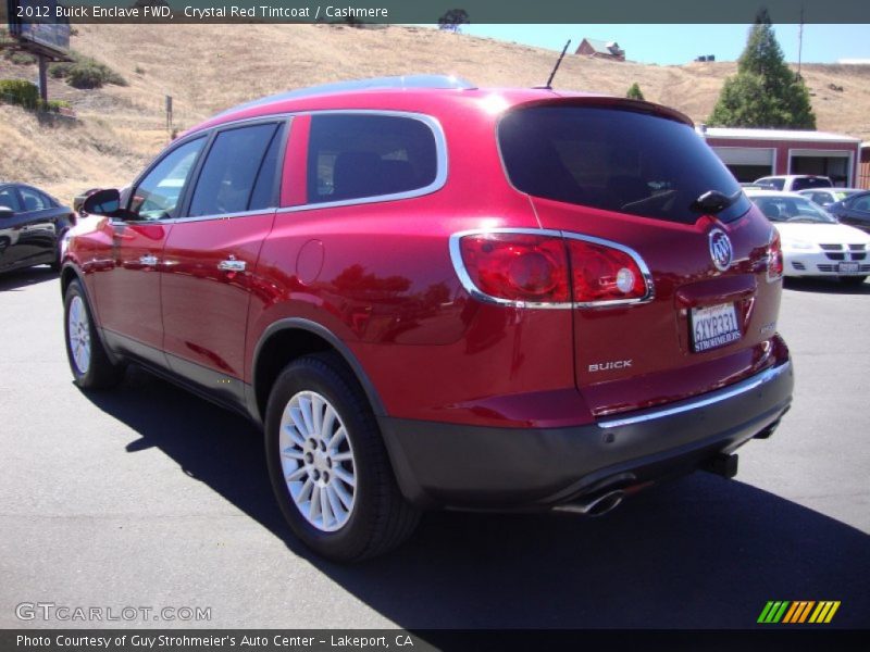 Crystal Red Tintcoat / Cashmere 2012 Buick Enclave FWD