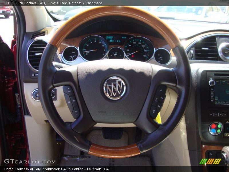Crystal Red Tintcoat / Cashmere 2012 Buick Enclave FWD