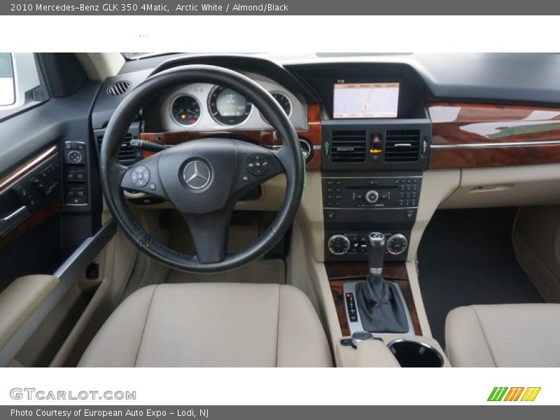 Arctic White / Almond/Black 2010 Mercedes-Benz GLK 350 4Matic
