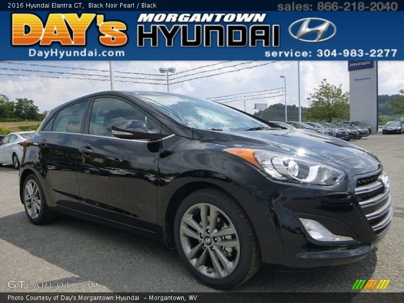 Black Noir Pearl / Black 2016 Hyundai Elantra GT