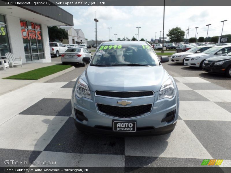 Silver Topaz Metallic / Jet Black 2015 Chevrolet Equinox LS
