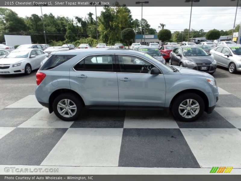 Silver Topaz Metallic / Jet Black 2015 Chevrolet Equinox LS
