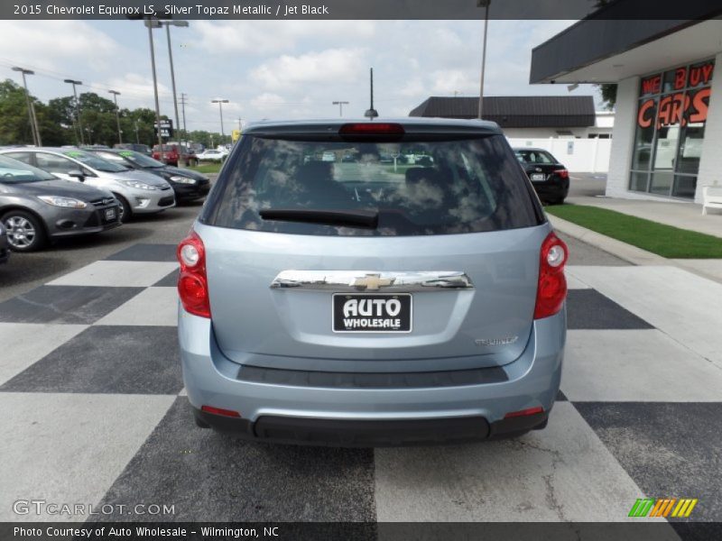 Silver Topaz Metallic / Jet Black 2015 Chevrolet Equinox LS