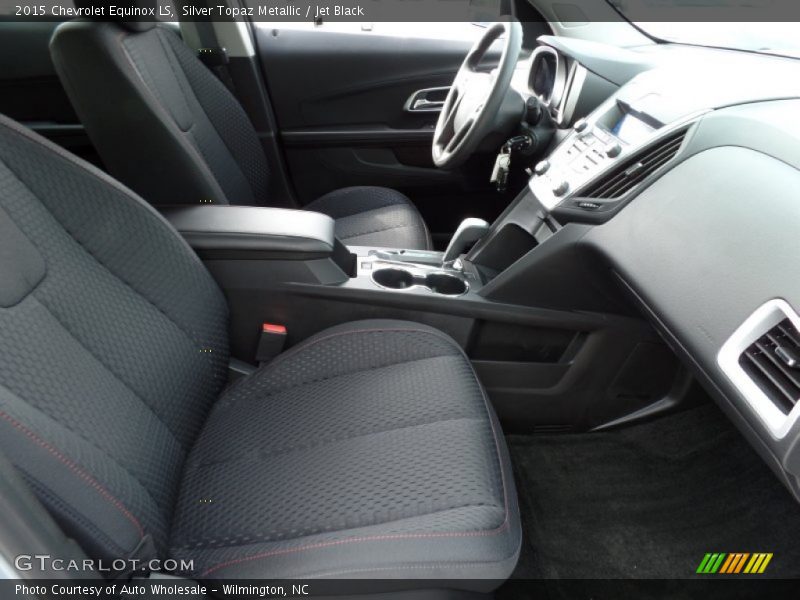 Silver Topaz Metallic / Jet Black 2015 Chevrolet Equinox LS