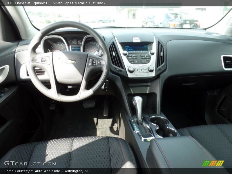 Silver Topaz Metallic / Jet Black 2015 Chevrolet Equinox LS
