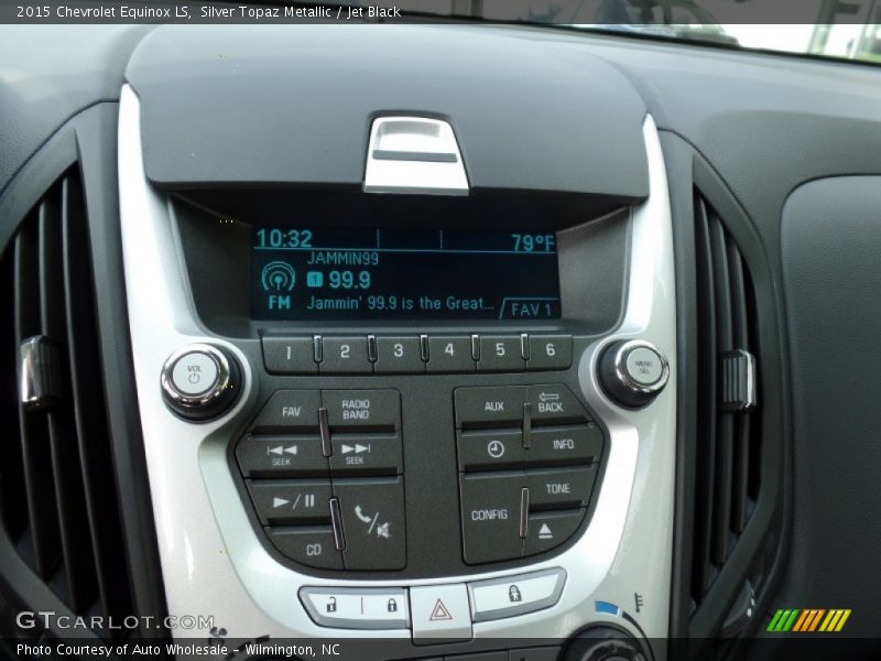 Silver Topaz Metallic / Jet Black 2015 Chevrolet Equinox LS