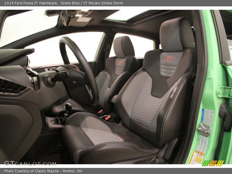  2014 Fiesta ST Hatchback ST Recaro Smoke Storm Interior