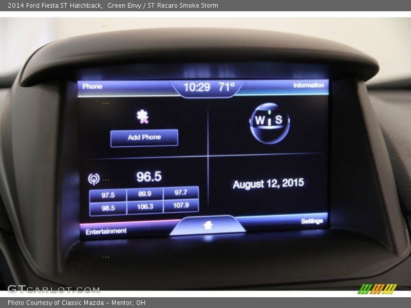 Controls of 2014 Fiesta ST Hatchback
