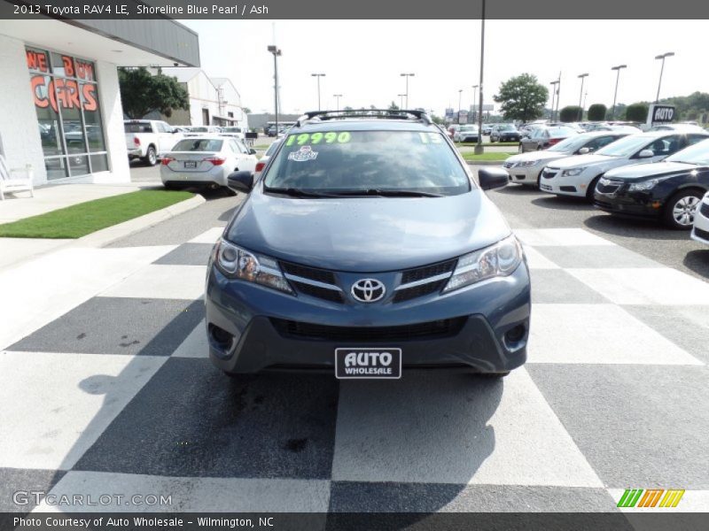 Shoreline Blue Pearl / Ash 2013 Toyota RAV4 LE
