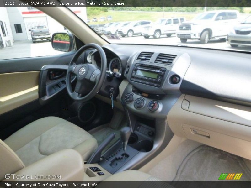 Barcelona Red Metallic / Sand Beige 2012 Toyota RAV4 V6 4WD