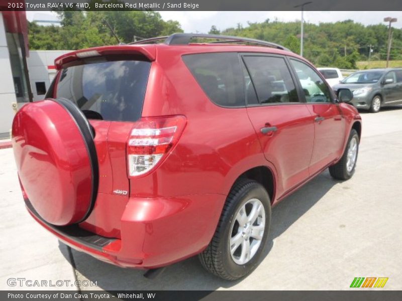 Barcelona Red Metallic / Sand Beige 2012 Toyota RAV4 V6 4WD