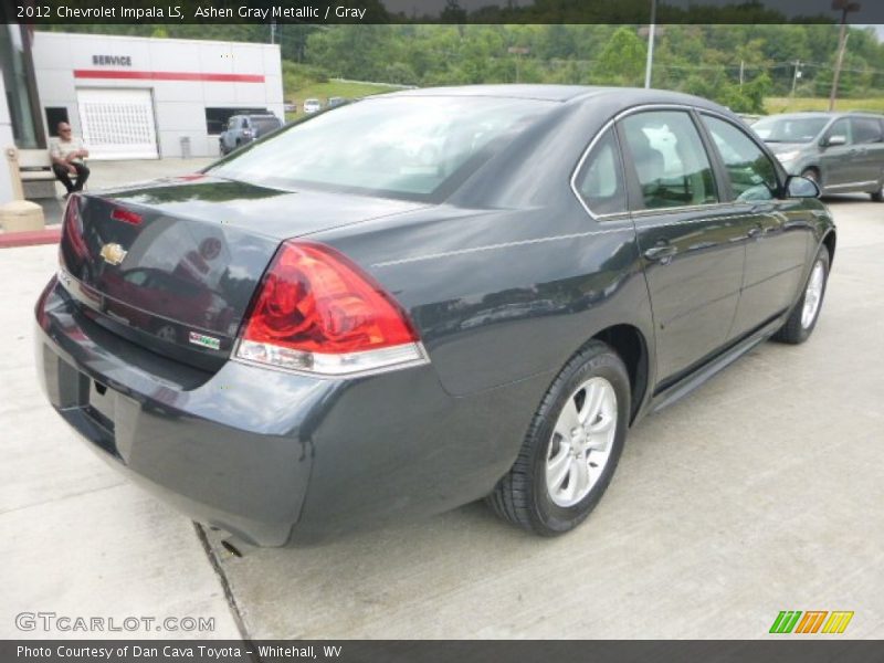 Ashen Gray Metallic / Gray 2012 Chevrolet Impala LS