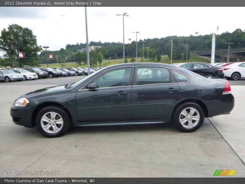 Ashen Gray Metallic / Gray 2012 Chevrolet Impala LS