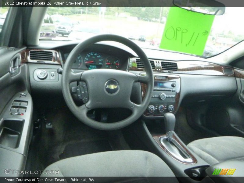 Ashen Gray Metallic / Gray 2012 Chevrolet Impala LS