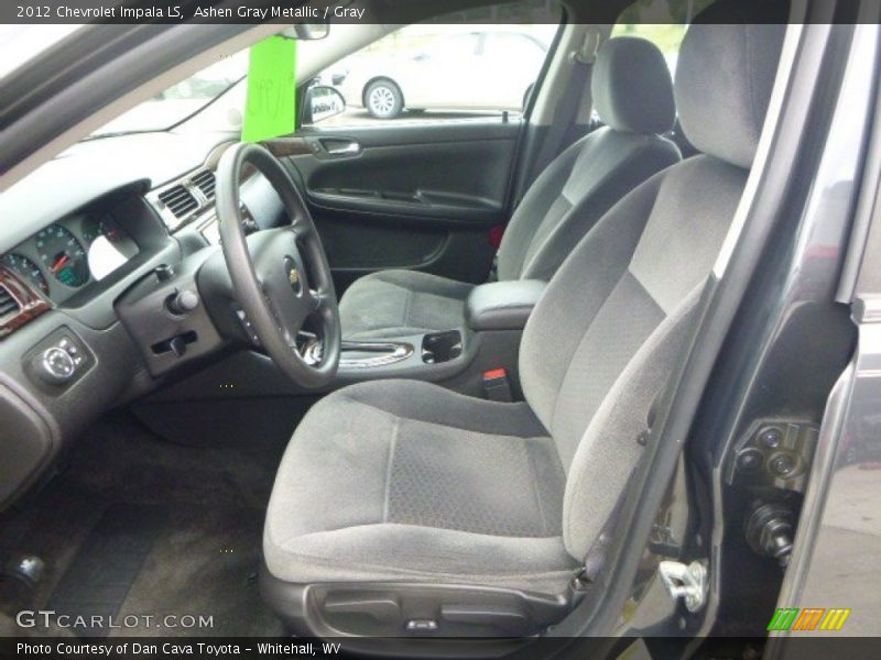 Ashen Gray Metallic / Gray 2012 Chevrolet Impala LS