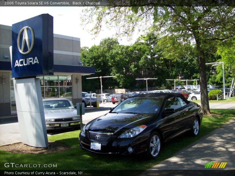 Black / Charcoal 2006 Toyota Solara SE V6 Convertible