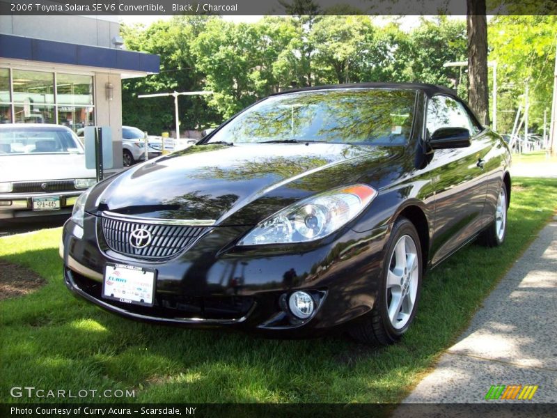 Black / Charcoal 2006 Toyota Solara SE V6 Convertible