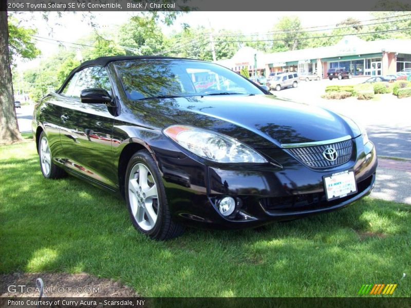 Black / Charcoal 2006 Toyota Solara SE V6 Convertible
