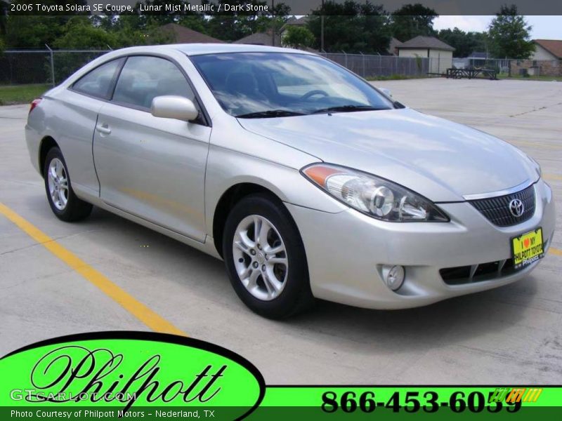 Lunar Mist Metallic / Dark Stone 2006 Toyota Solara SE Coupe