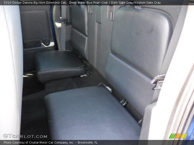 Deep Water Blue Pearl Coat / Dark Slate Gray/Medium Slate Gray 2010 Dodge Dakota Big Horn Extended Cab