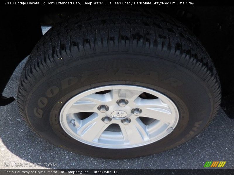 Deep Water Blue Pearl Coat / Dark Slate Gray/Medium Slate Gray 2010 Dodge Dakota Big Horn Extended Cab