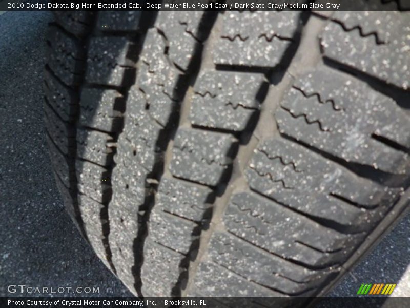 Deep Water Blue Pearl Coat / Dark Slate Gray/Medium Slate Gray 2010 Dodge Dakota Big Horn Extended Cab