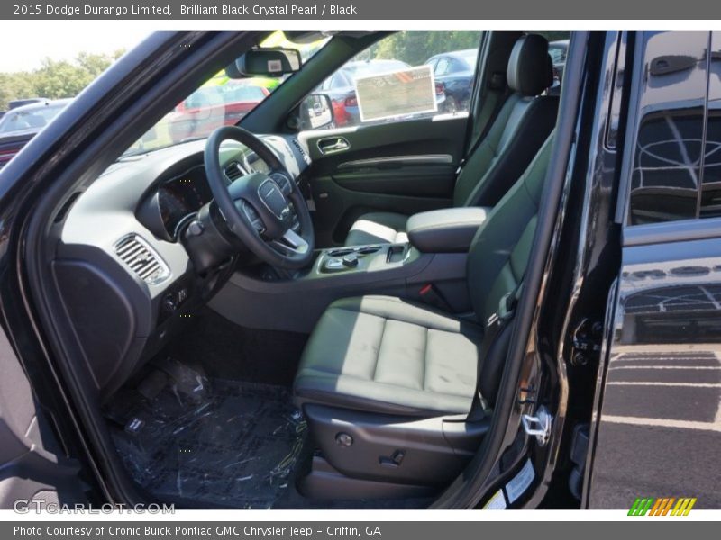 Brilliant Black Crystal Pearl / Black 2015 Dodge Durango Limited