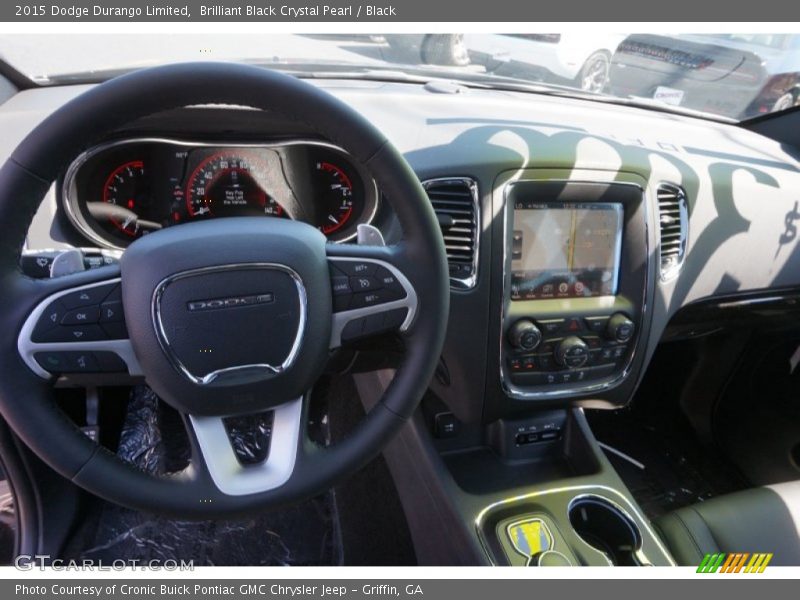 Brilliant Black Crystal Pearl / Black 2015 Dodge Durango Limited