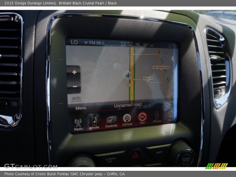 Brilliant Black Crystal Pearl / Black 2015 Dodge Durango Limited