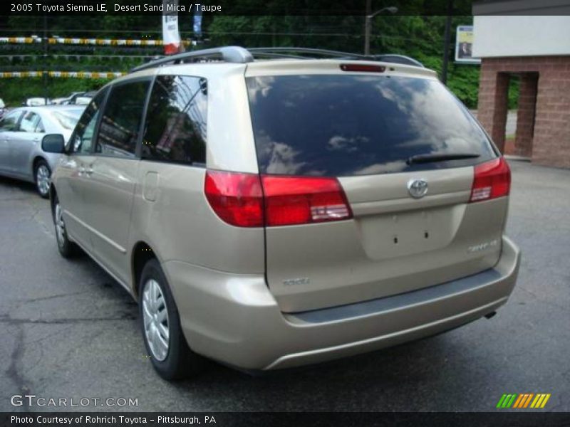 Desert Sand Mica / Taupe 2005 Toyota Sienna LE