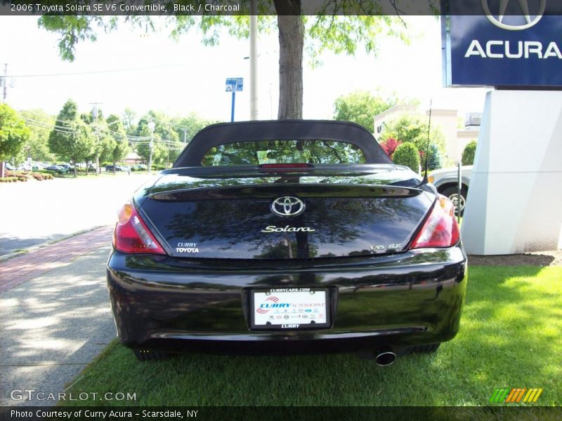 Black / Charcoal 2006 Toyota Solara SE V6 Convertible