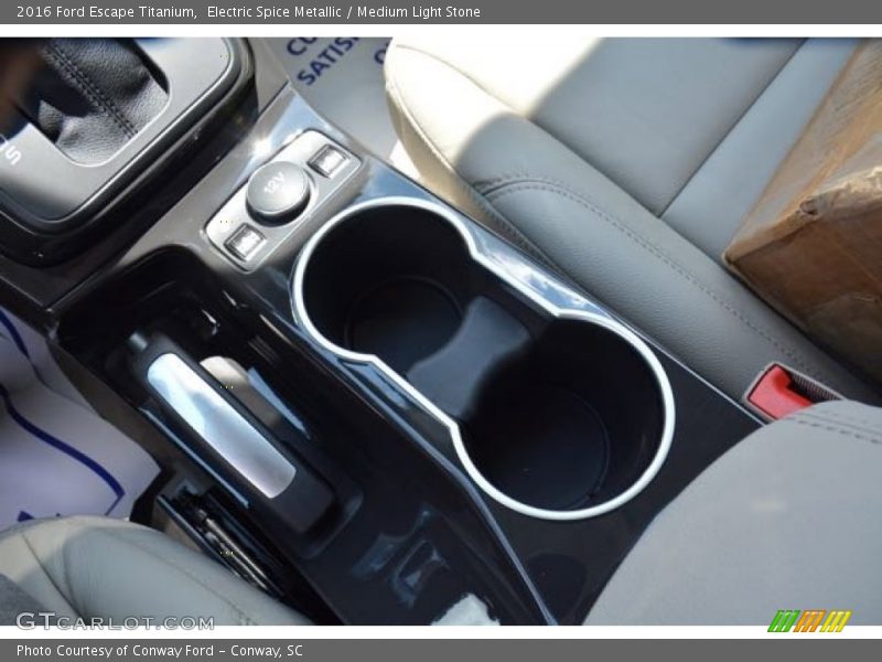 Electric Spice Metallic / Medium Light Stone 2016 Ford Escape Titanium