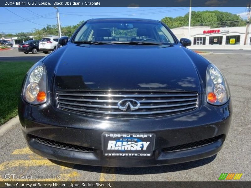 Black Obsidian / Graphite 2004 Infiniti G 35 Coupe